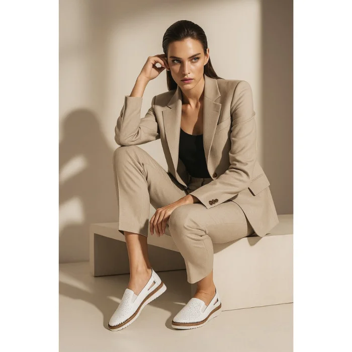 Women's leather ballet shoes Anna Lucci (Ukraine) model 5556