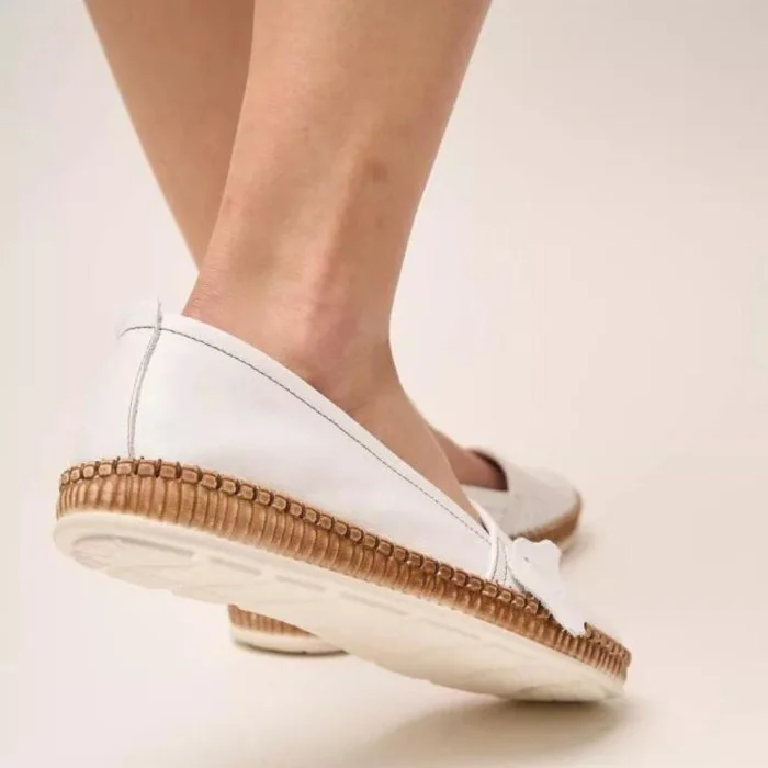 Women's leather ballet shoes Anna Lucci (Ukraine) model 5556