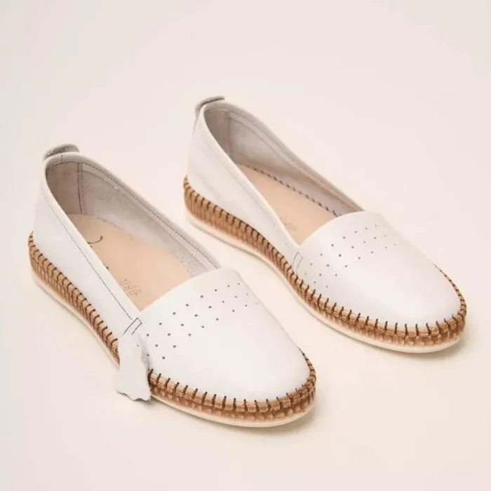 Women's leather ballet shoes Anna Lucci (Ukraine) model 5556