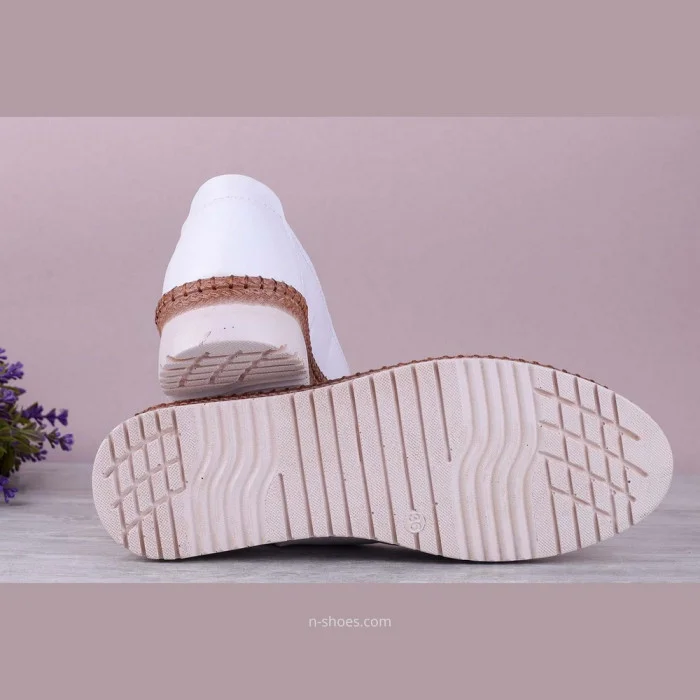 Women's leather ballet shoes Anna Lucci (Ukraine) model 5556