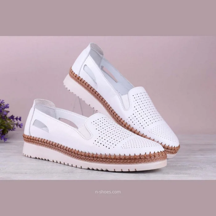 Women's leather ballet shoes Anna Lucci (Ukraine) model 5556