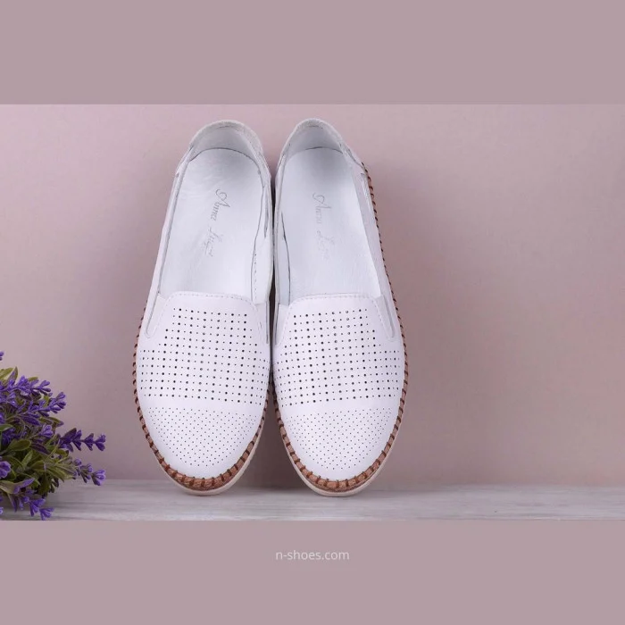 Women's leather ballet shoes Anna Lucci (Ukraine) model 5556