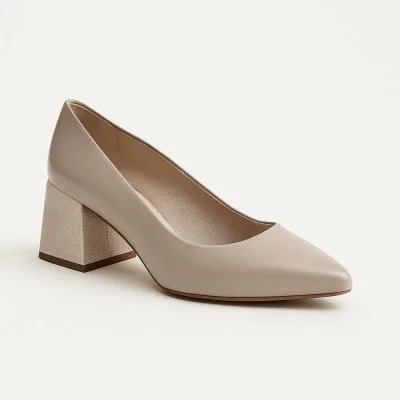 Women's beige classic shoes Kaniowski k-020530379-tk1457 5562