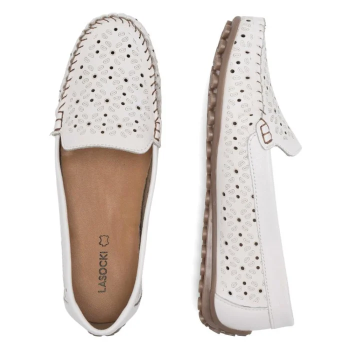 Women's leather moccasins Lasocki (Poland) model 5579