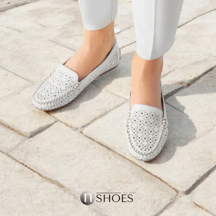 Women's leather moccasins Lasocki (Poland) model 5579