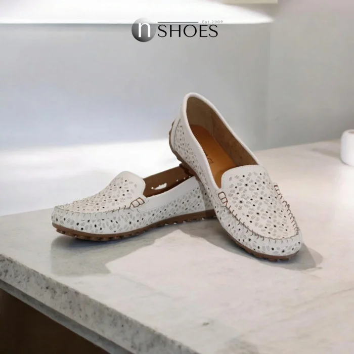 Women's leather moccasins Lasocki (Poland) model 5579