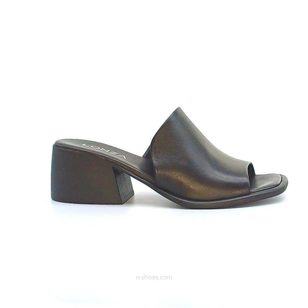 Жіночі шкіряні сабо на підборах Fabio Monelli модель 5614