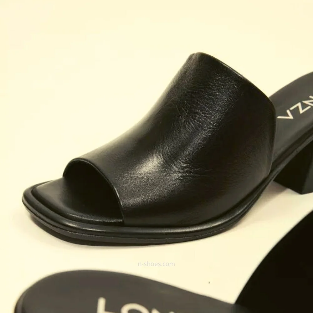 Жіночі шкіряні сабо на підборах Fabio Monelli модель 5614