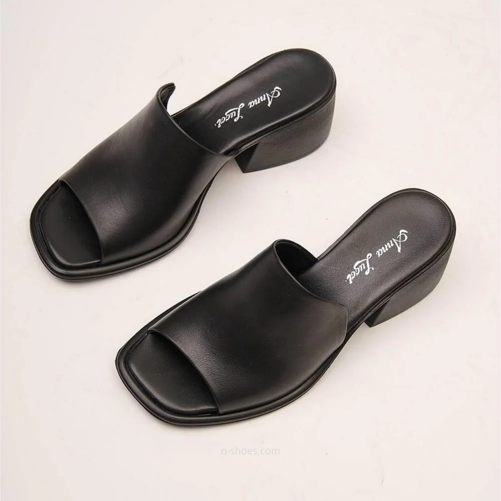 Жіночі шкіряні сабо на підборах Fabio Monelli модель 5614