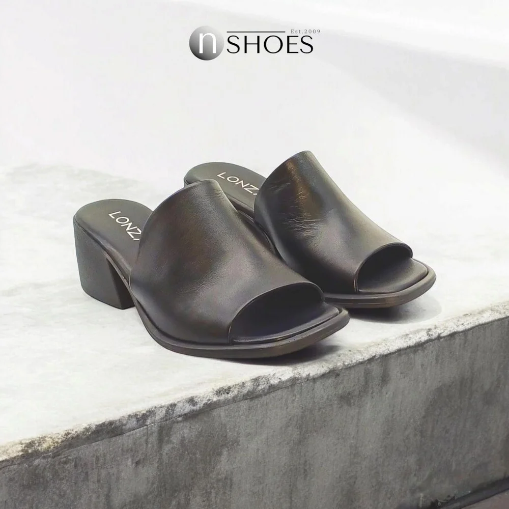 Жіночі шкіряні сабо на підборах Fabio Monelli модель 5614