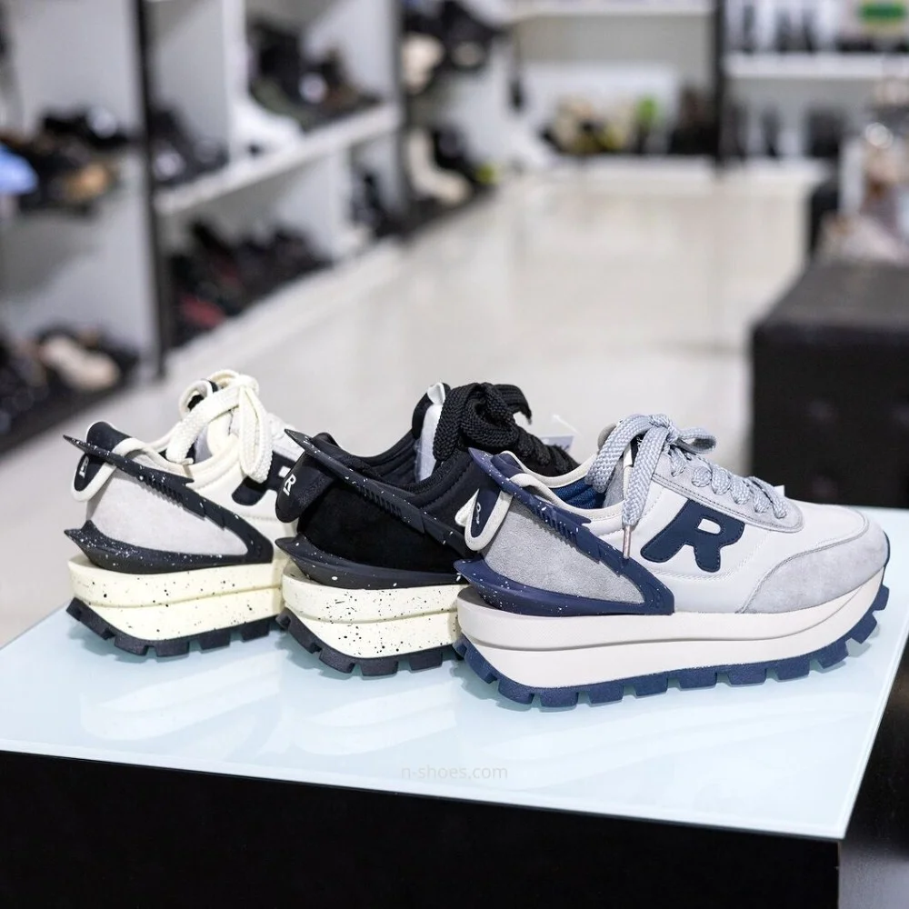 Жіночі демісезонні шкіряні кросівки Lonza 185846 a09-23111 grey