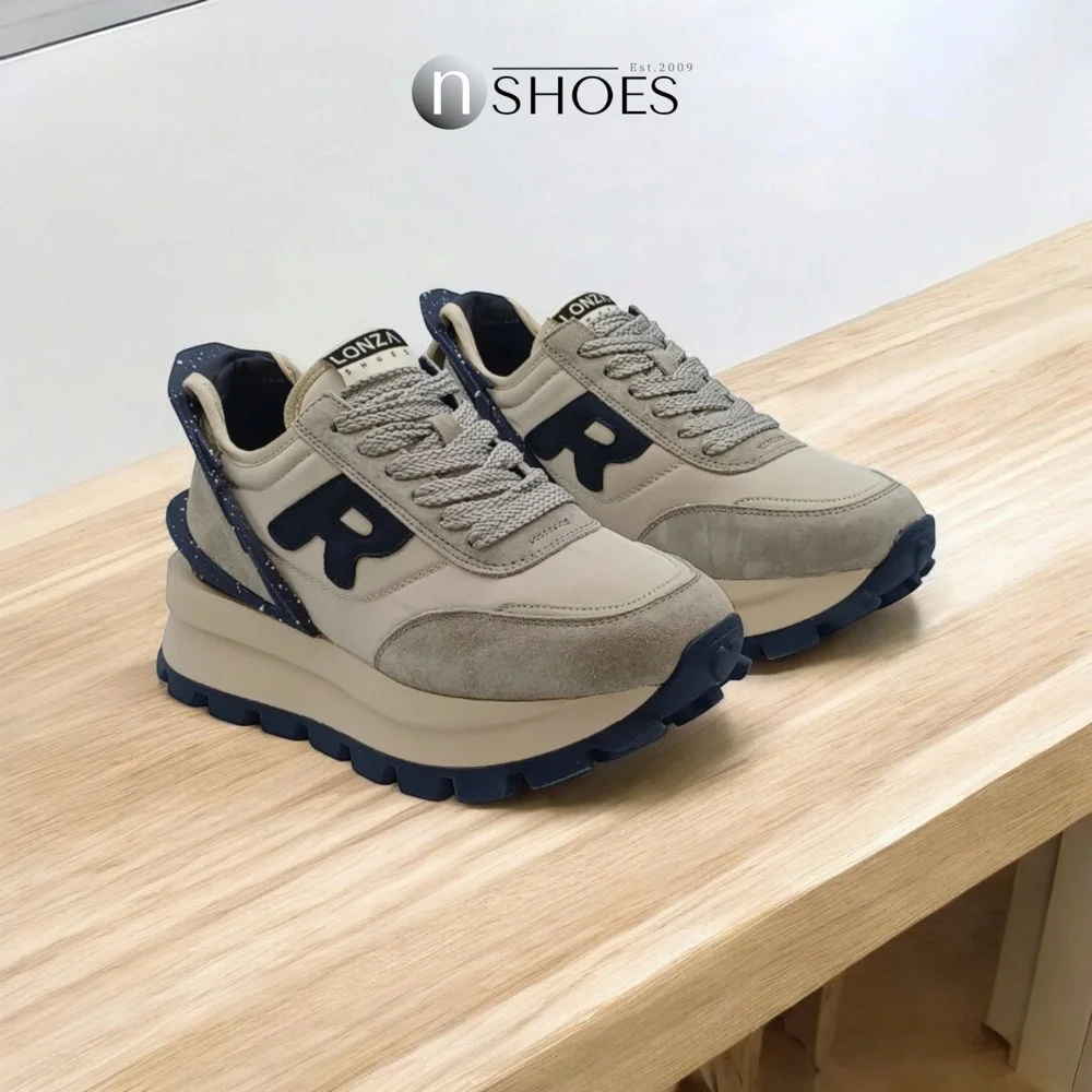 Жіночі демісезонні шкіряні кросівки Lonza 185846 a09-23111 grey