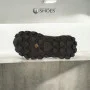 Женские кожаные черные кроссовки Lonza модель 5636
