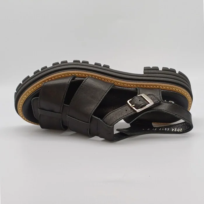 Women's leather sandals Simen 6817a model 5637