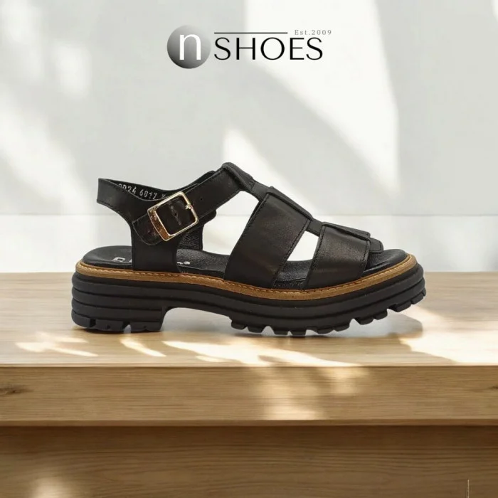 Women's leather sandals Simen 6817a model 5637