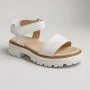 Women's leather sandals Simen 7073a model 5638