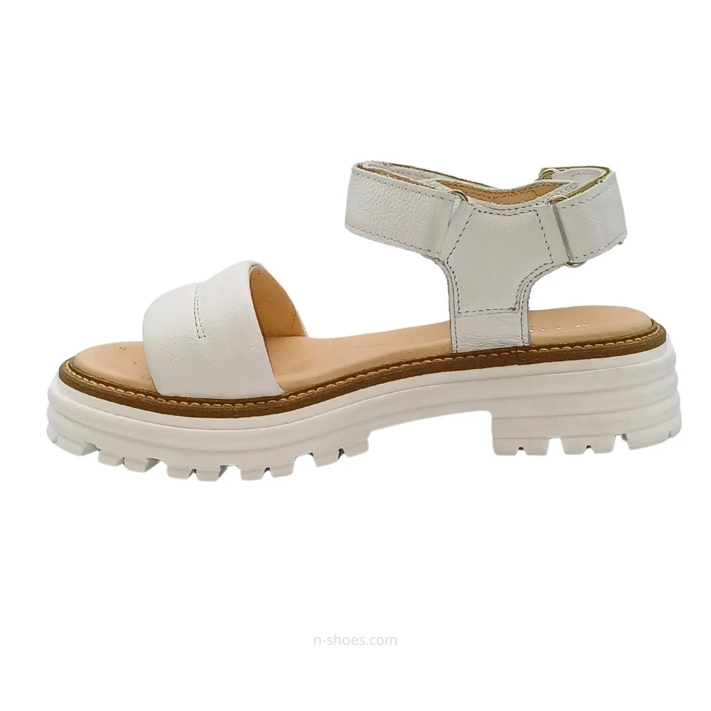 Women's leather sandals Simen 7073a model 5638