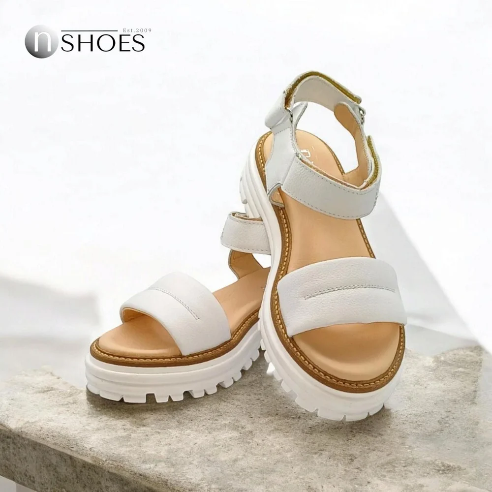 Women's leather sandals Simen 7073a model 5638