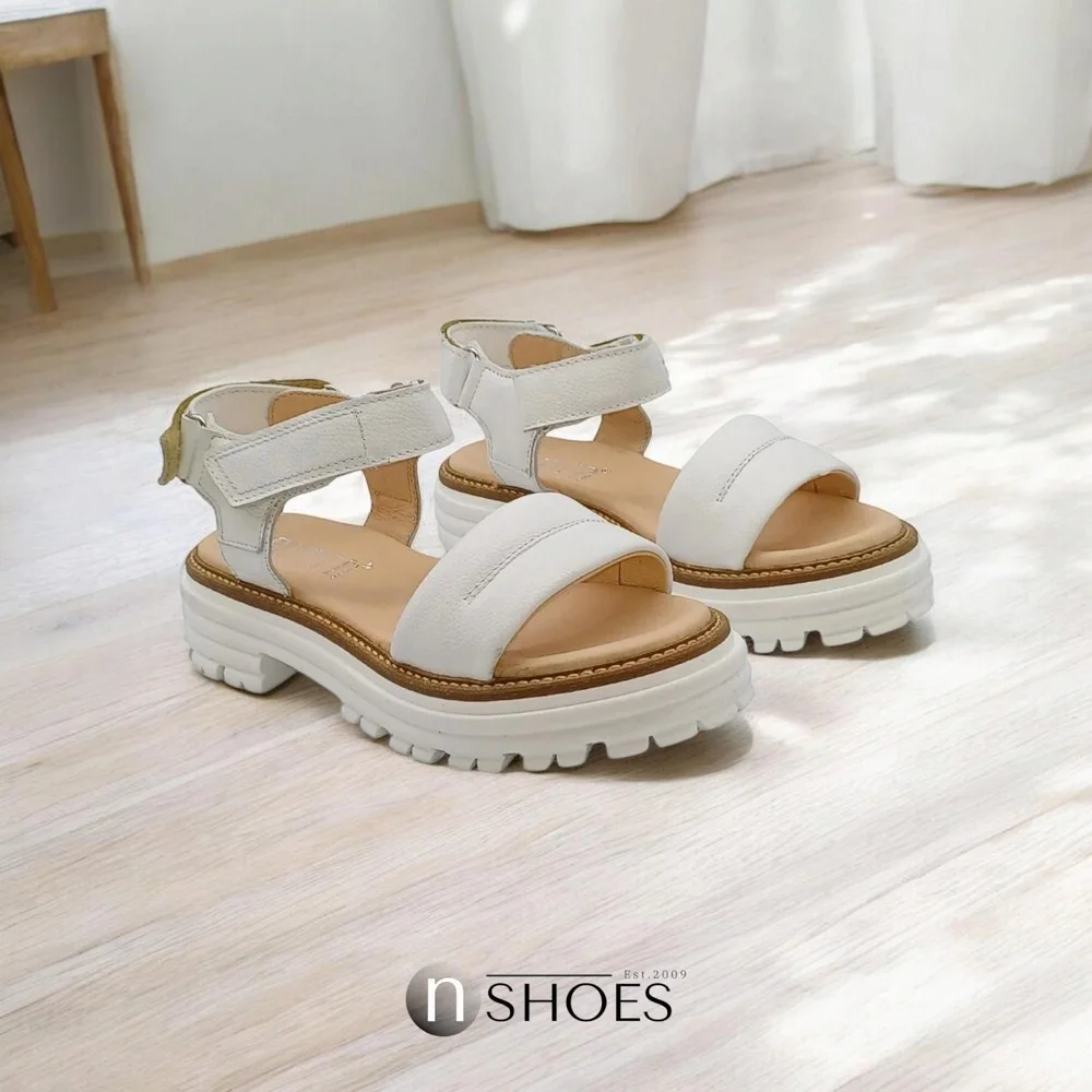 Women's leather sandals Simen 7073a model 5638