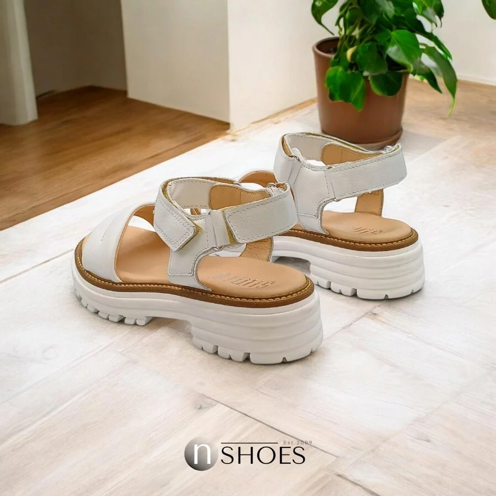 Women's leather sandals Simen 7073a model 5638