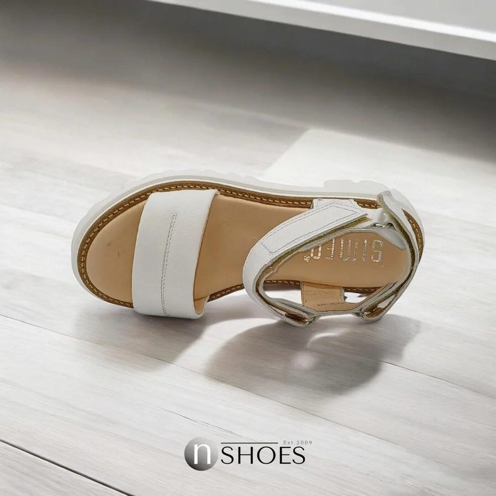 Women's leather sandals Simen 7073a model 5638