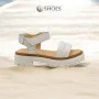 Women's leather sandals Simen 7073a model 5638