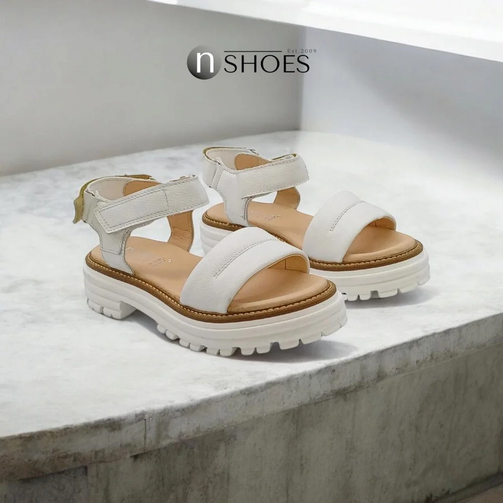 Women's leather sandals Simen 7073a model 5638