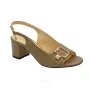 Women's leather sandals Simen 7015a ns bez model 5639