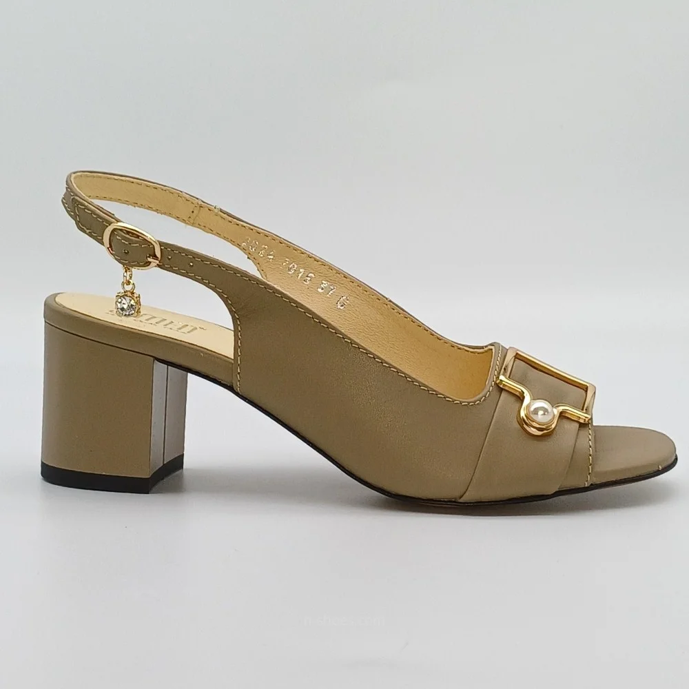 Women's leather sandals Simen 7015a ns bez model 5639