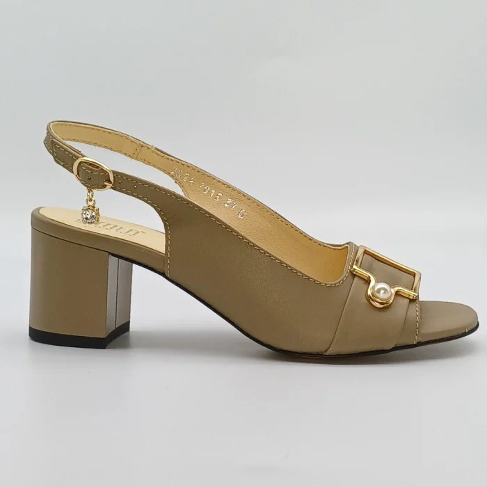 Women's leather sandals Simen 7015a ns bez model 5639