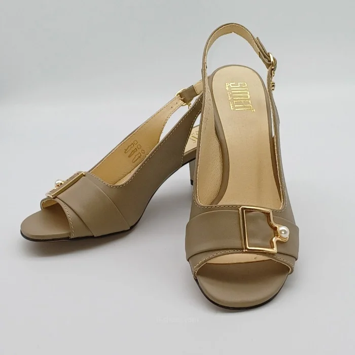 Women's leather sandals Simen 7015a ns bez model 5639