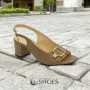 Women's leather sandals Simen 7015a ns bez model 5639