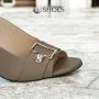 Women's leather sandals Simen 7015a ns bez model 5639