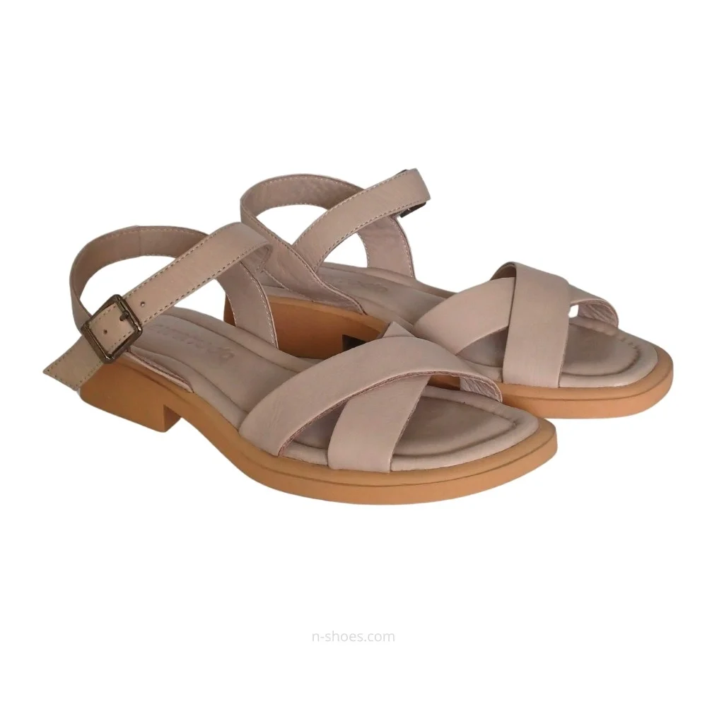 Women's leather sandals EvroModa (Türkiye) model 5640