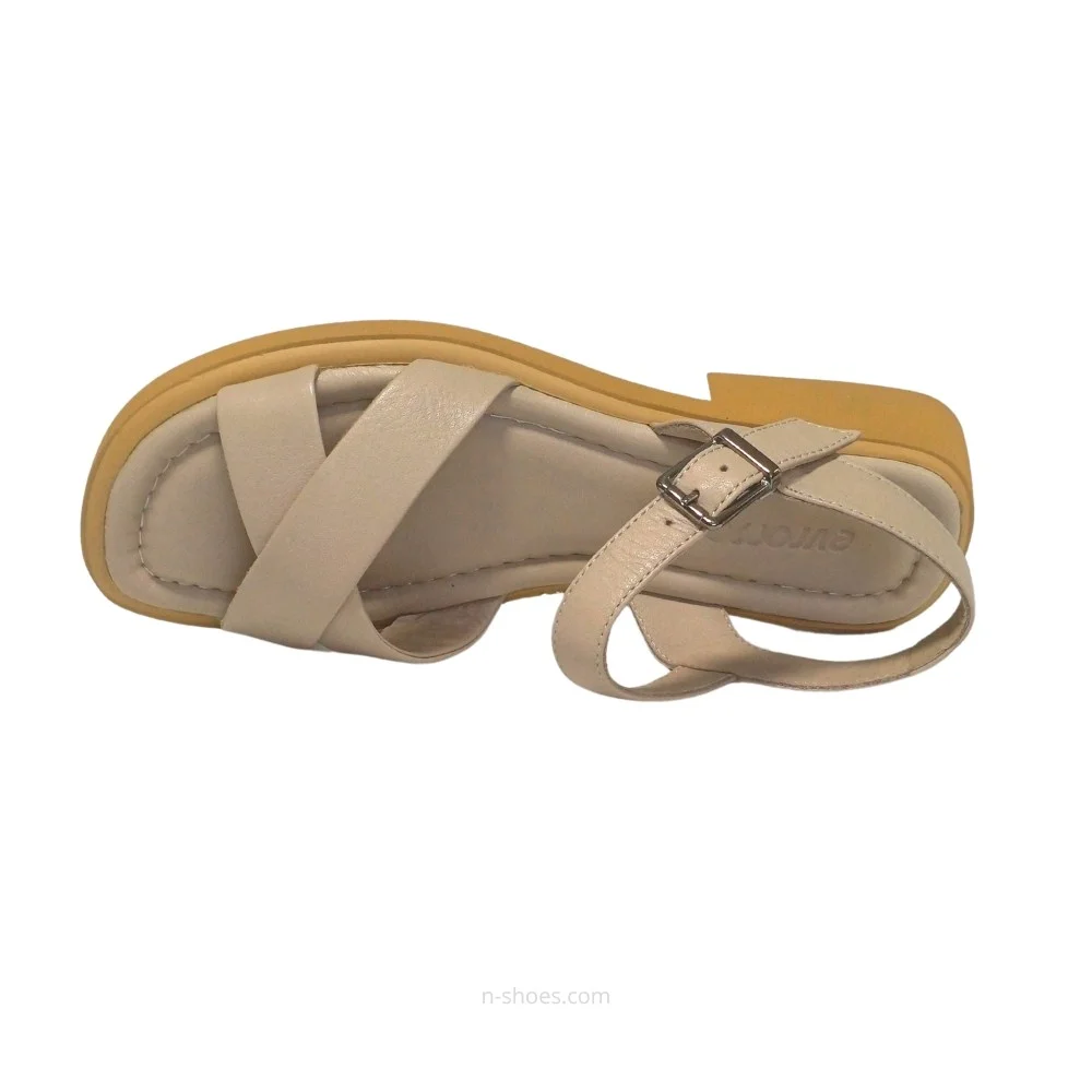 Women's leather sandals EvroModa (Türkiye) model 5640