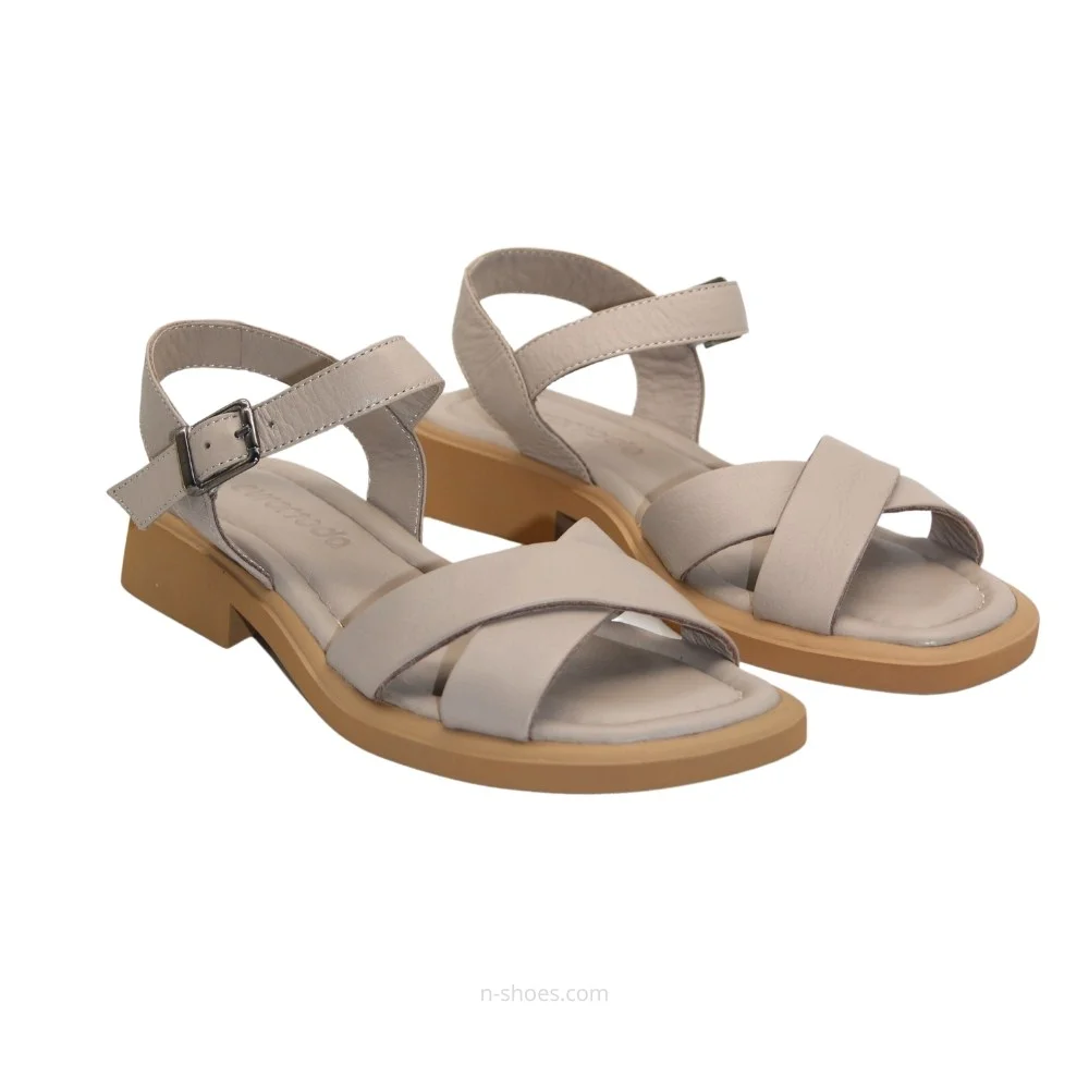 Women's leather sandals EvroModa (Türkiye) model 5640