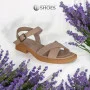 Women's leather sandals EvroModa (Türkiye) model 5640