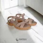 Women's leather sandals EvroModa (Türkiye) model 5640