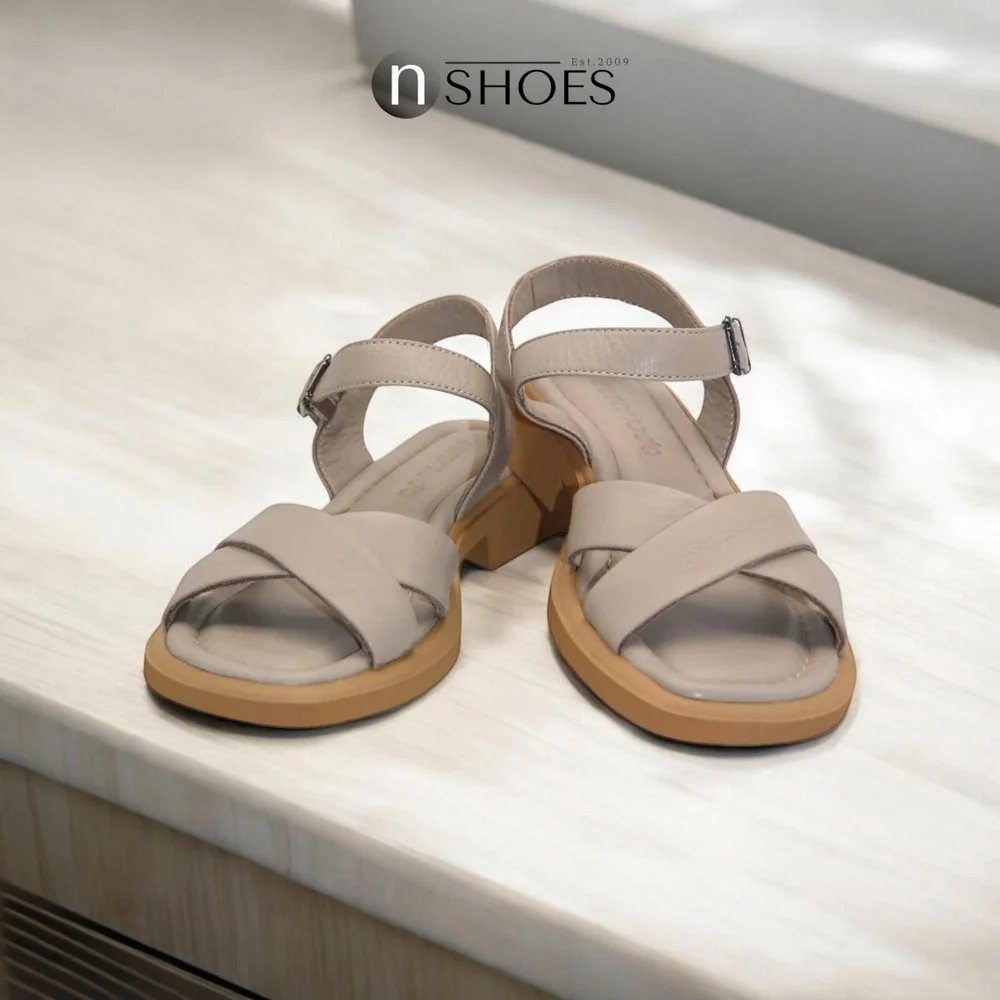 Women's leather sandals EvroModa (Türkiye) model 5640