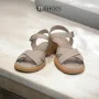 Women's leather sandals EvroModa (Türkiye) model 5640