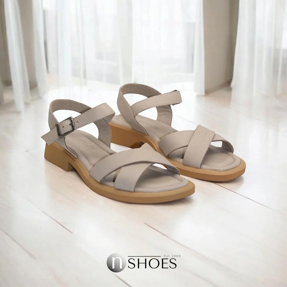 Women's leather sandals EvroModa (Türkiye) model 5640