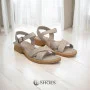 Women's leather sandals EvroModa (Türkiye) model 5640