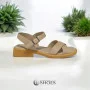 Women's leather sandals EvroModa (Türkiye) model 5640