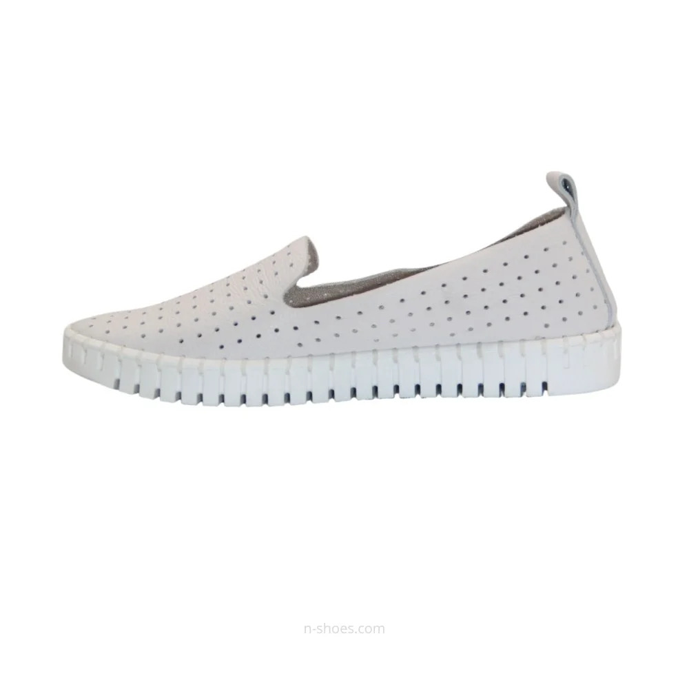Women's moccasins with perforation Nessi (EU) model 18390 412 5647