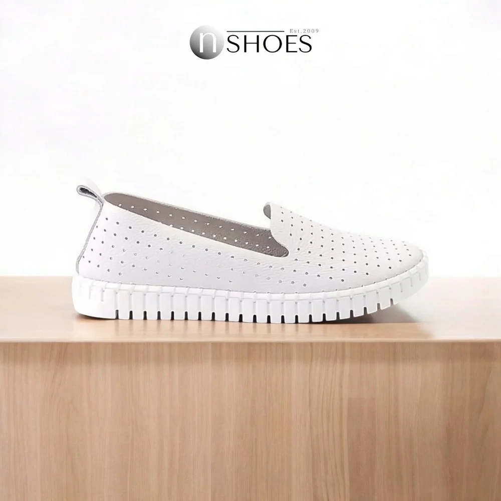Women's moccasins with perforation Nessi (EU) model 18390 412 5647