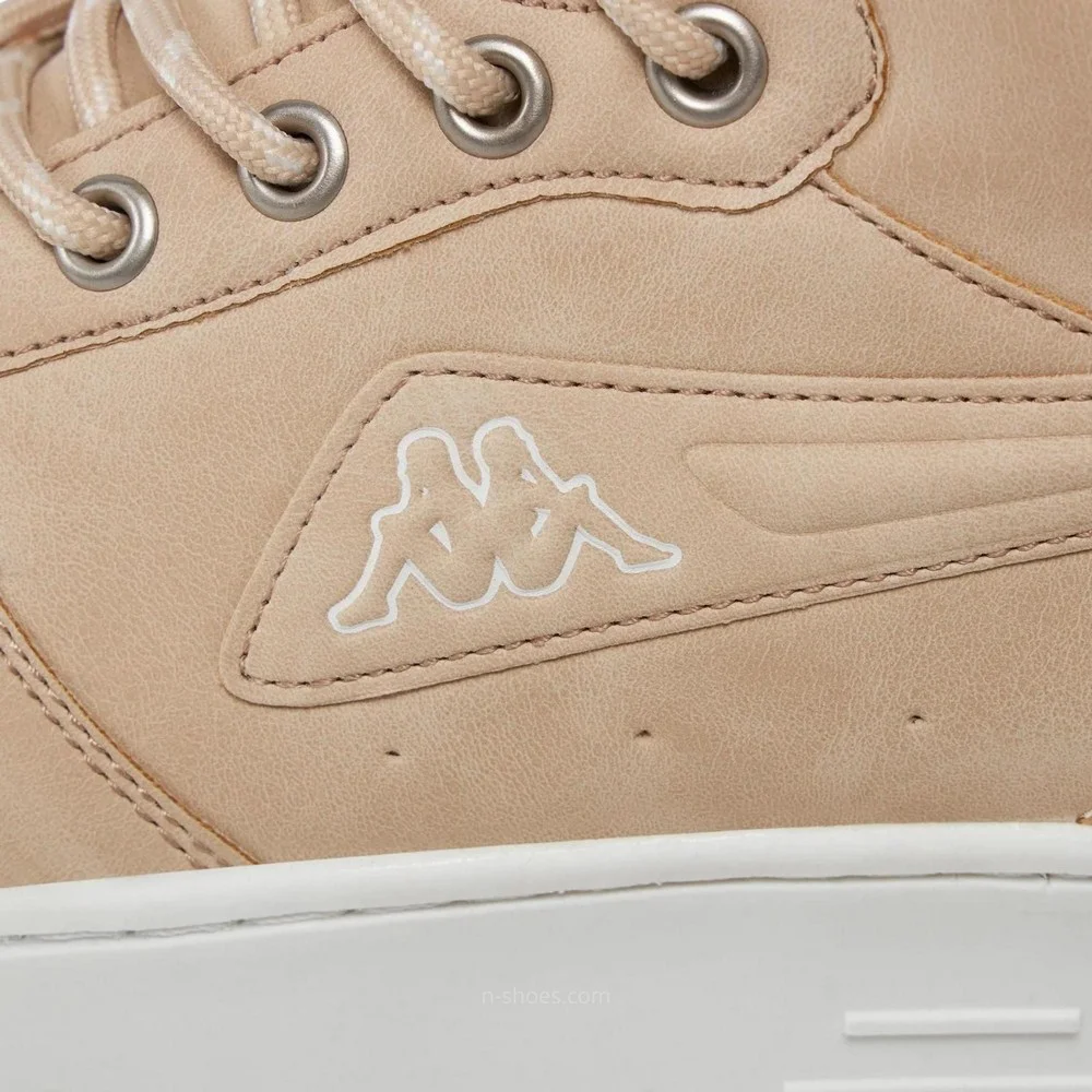 Women’s Beige Winter Sneakers Kappa Fallou 243047 with Warm Lining