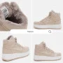 Women’s Beige Winter Sneakers Kappa Fallou 243047 with Warm Lining