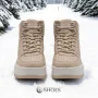 Women’s Beige Winter Sneakers Kappa Fallou 243047 with Warm Lining