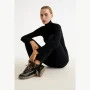Женские черные зимние угги ALLSY Lonza 190584 189837 модель 5688