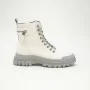 Женские светлые зимние ботинки ALLSY Lonza из натуральной кожи модель 5689